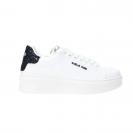 Addict in action leather ai25 Bianco glitter