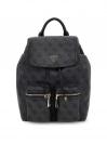 MANHATTAN II FLAP BACKPACK nero monogram