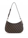 NOELLE II TOP ZIP LOGO METALLIC Marrone monogram