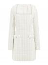 LS SANDRA TWEED DRESS Bianco 