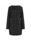 LS SANDRA TWEED DRESS Nero