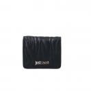 JC E- QUILTED ZEBRA STYLE 8 WALLET Nero