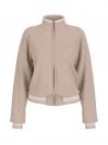 PAULINA FULL ZIP SWEATSHIRT Beige