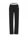 PAULINA WIDE LEG PANTS Nero