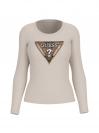 LS CN LEO TRIANGLE TEE Beige