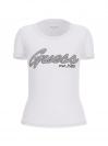 SS LOGO HOT FIX TEE Bianco 