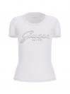 CN SS EMBRO SCRIPT LOGO TEE Bianco