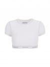 GJ SS CROP TOP Bianco