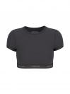 GJ SS CROP TOP Nero